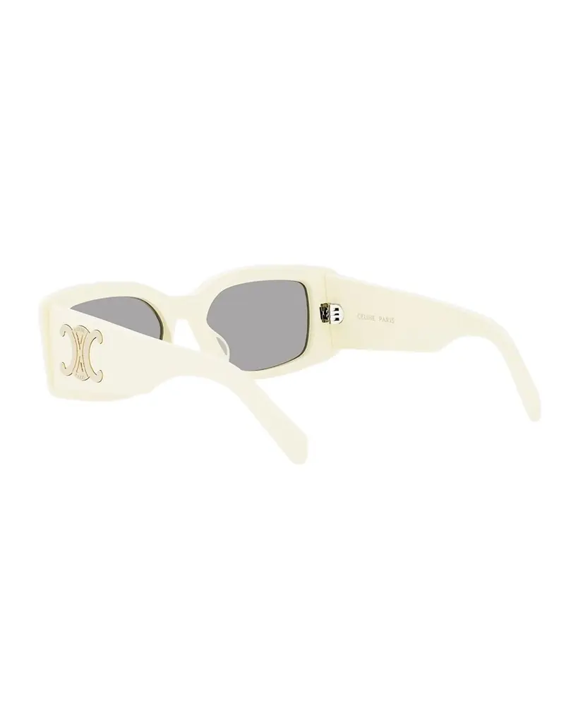 Celine Triomphe Acetate Rectangle Sunglasses