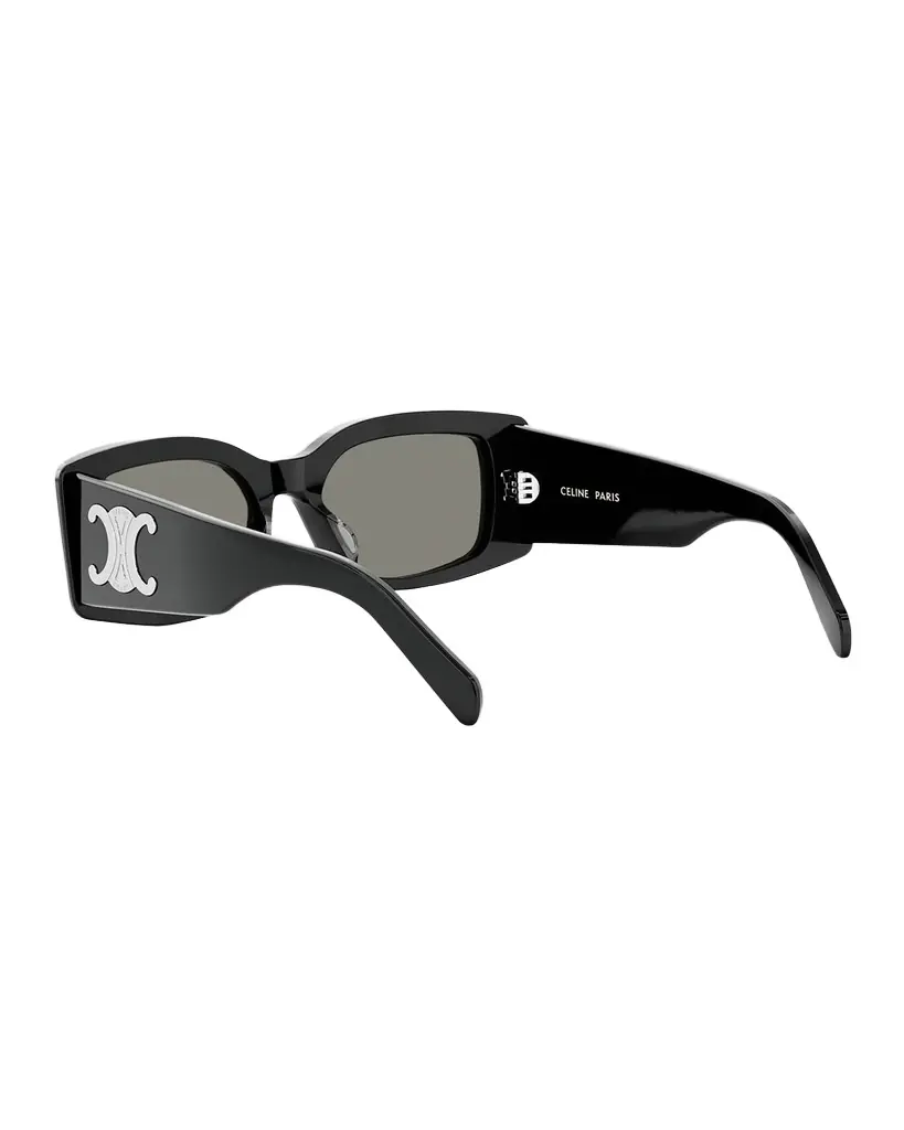 Celine Triomphe Acetate Rectangle Sunglasses
