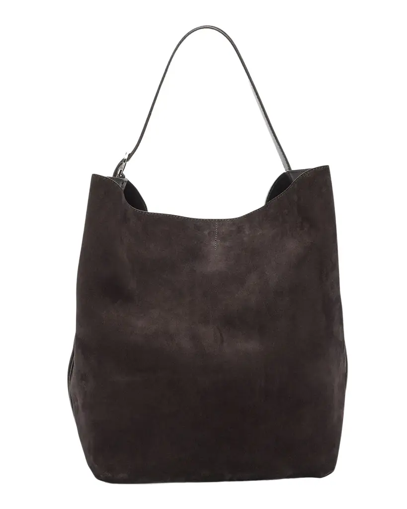 Toteme Belted Tote Bag in Suede