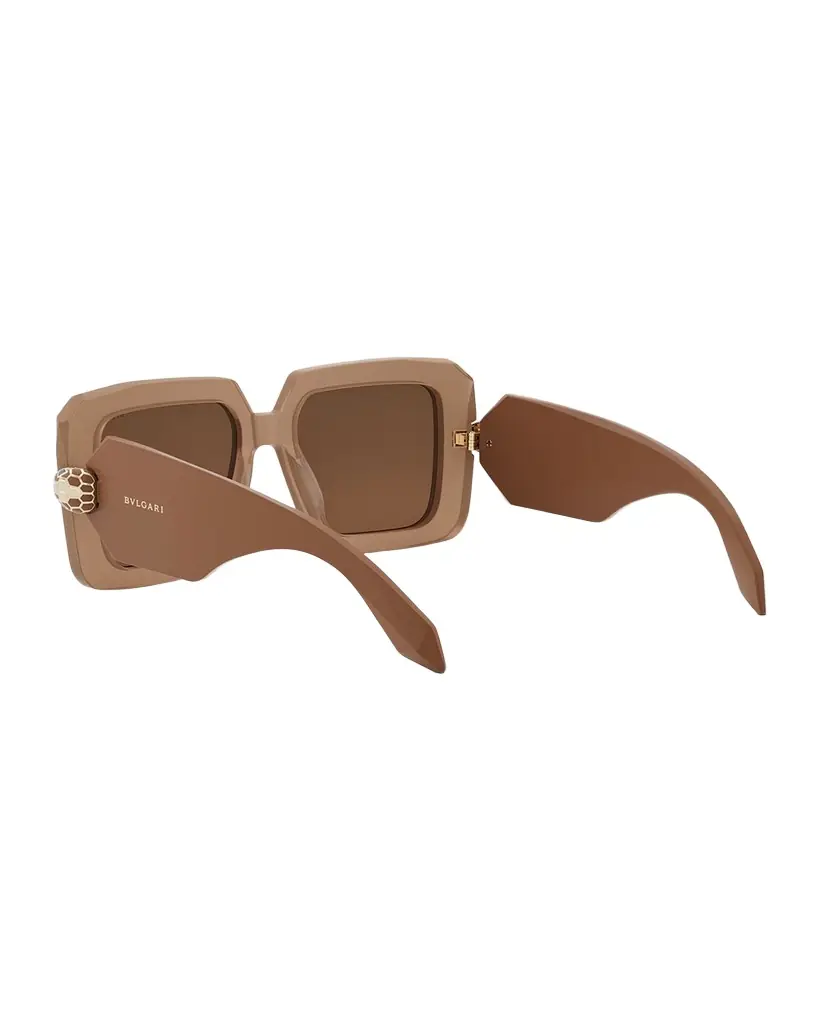 BVLGARI Serpenti Geometric Sunglasses