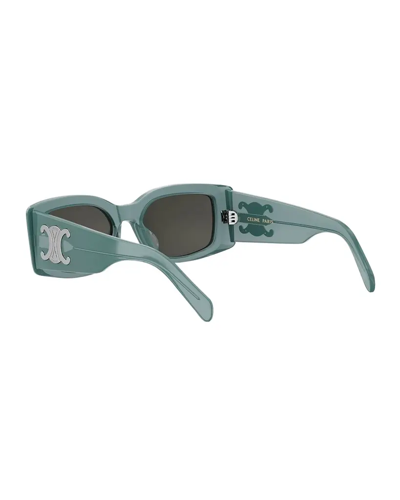 Celine Triomphe Acetate Rectangle Sunglasses