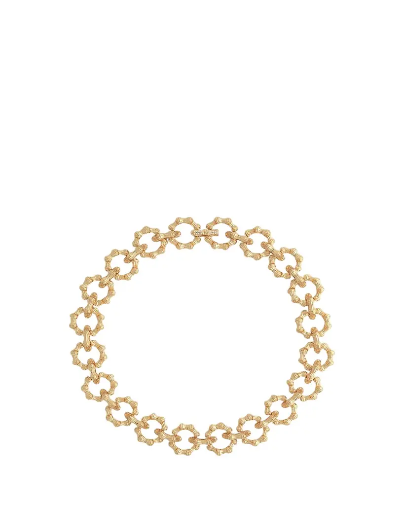 Anabel Aram Jewelry Bamboo Chain Necklace