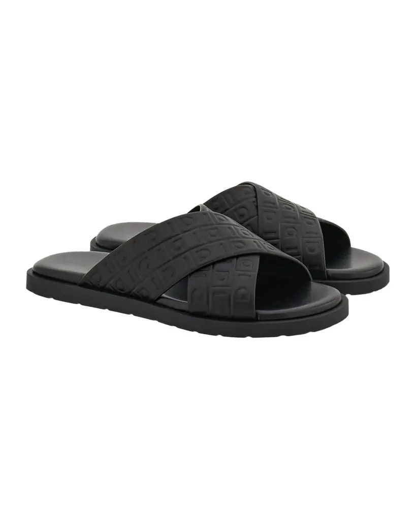 Ferragamo Men 's Brise Hug Slide Sandals