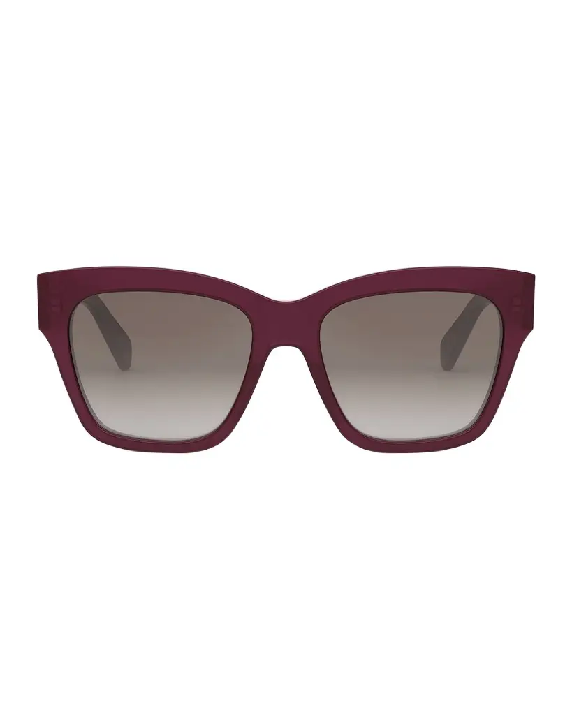 Celine Triomphe Acetate Square Sunglasses