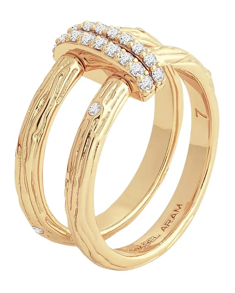 Anabel Aram Jewelry Enchanted Forest Chain Double Ring