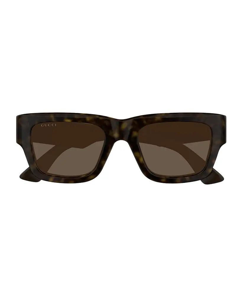 Gucci Men 's Gg1668sm Acetate Rectangle Sunglasses