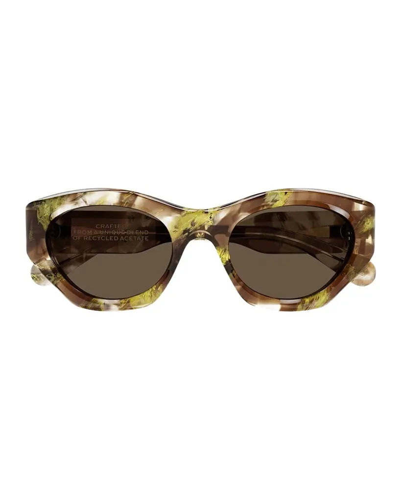 Chloe Logo Acetate Cat-Eye Sunglasses