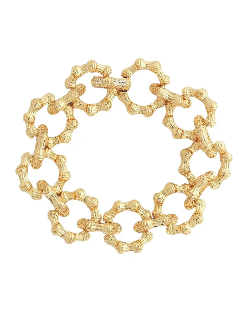 Anabel Aram Jewelry Bamboo Chain Bracelet