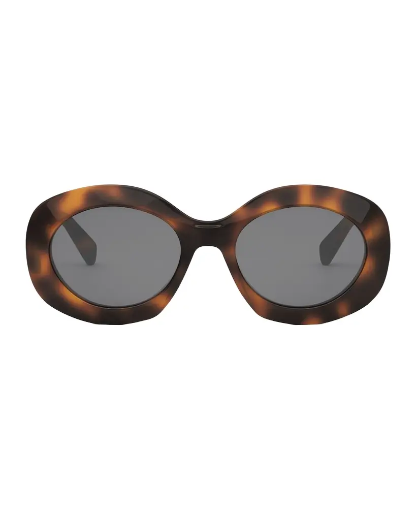 Celine Triomphe Round Acetate Sunglasses