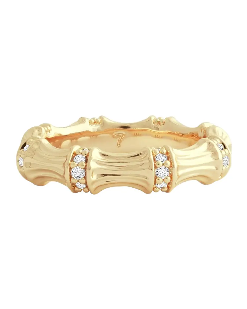 Anabel Aram Jewelry Bamboo Single Ring