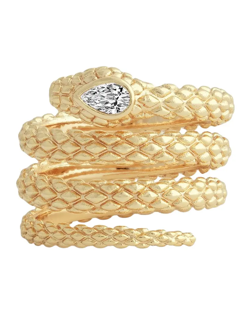 Anabel Aram Jewelry Serpent Wrap Ring