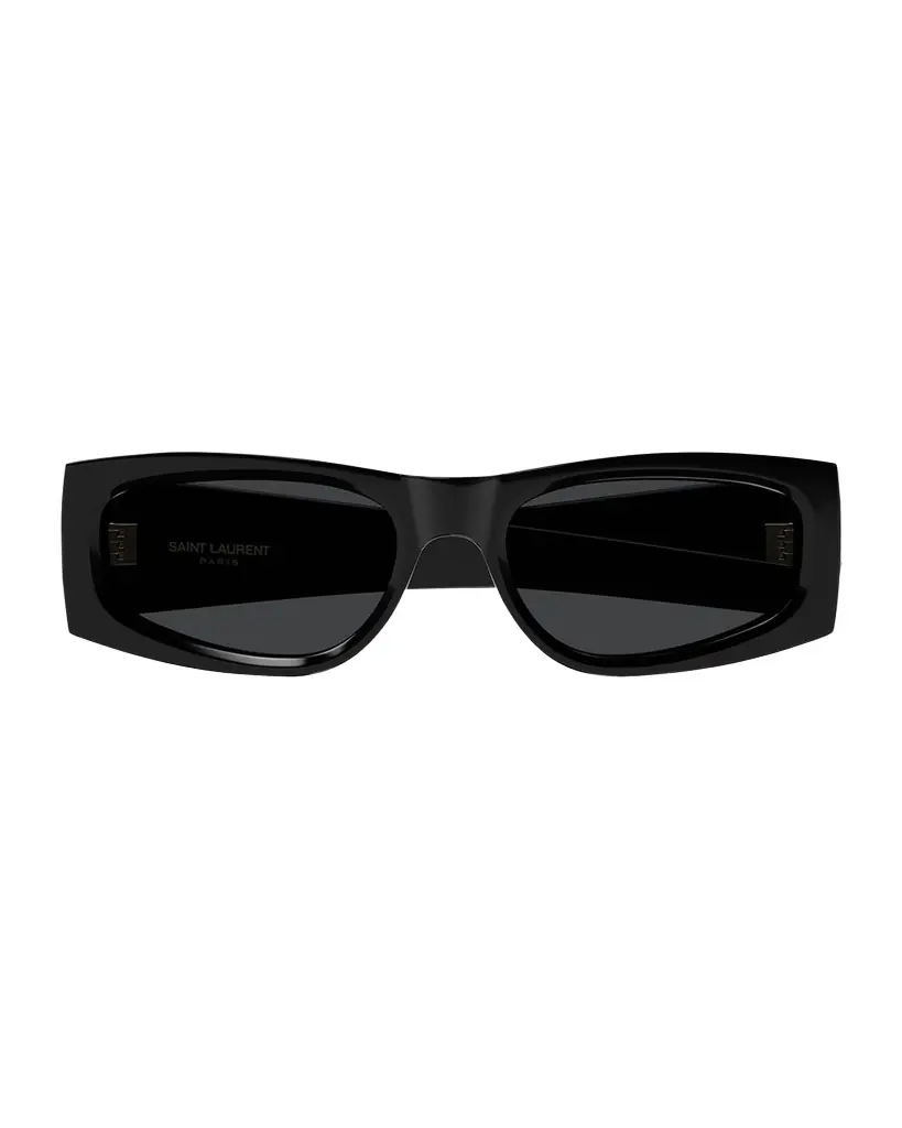 Saint Laurent Rectangular Acetate Sunglasses