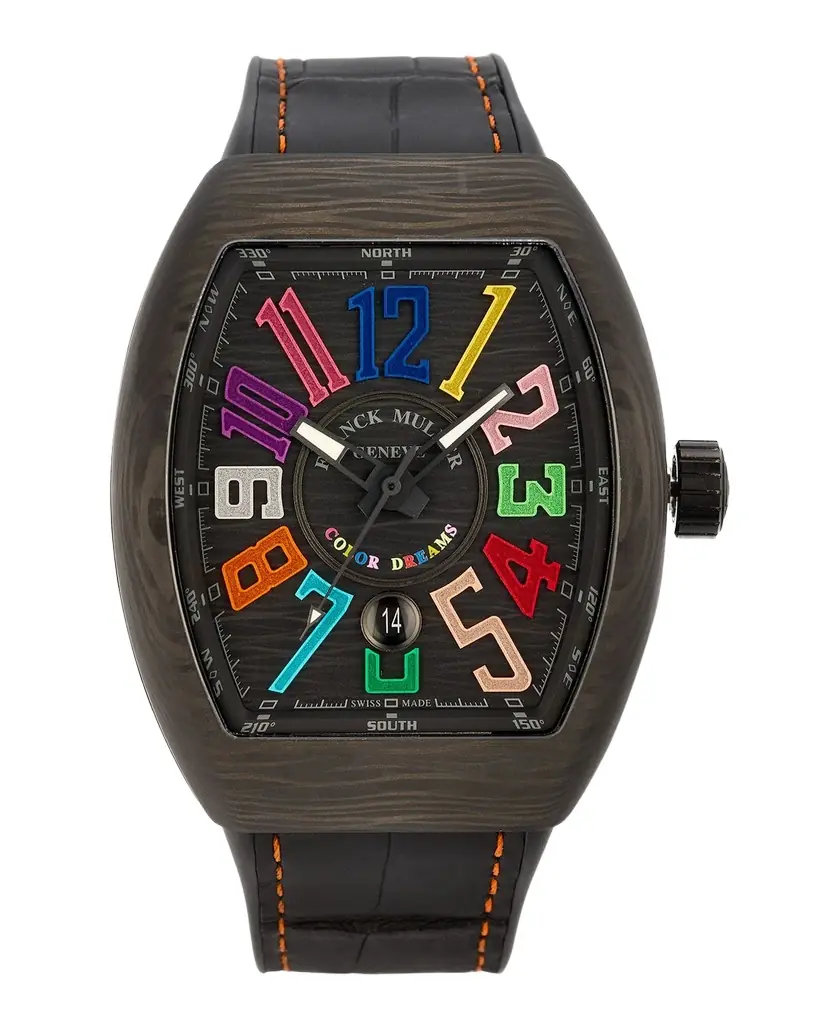 Franck Muller Men 's 44mm Carbon Color Dreams Watch