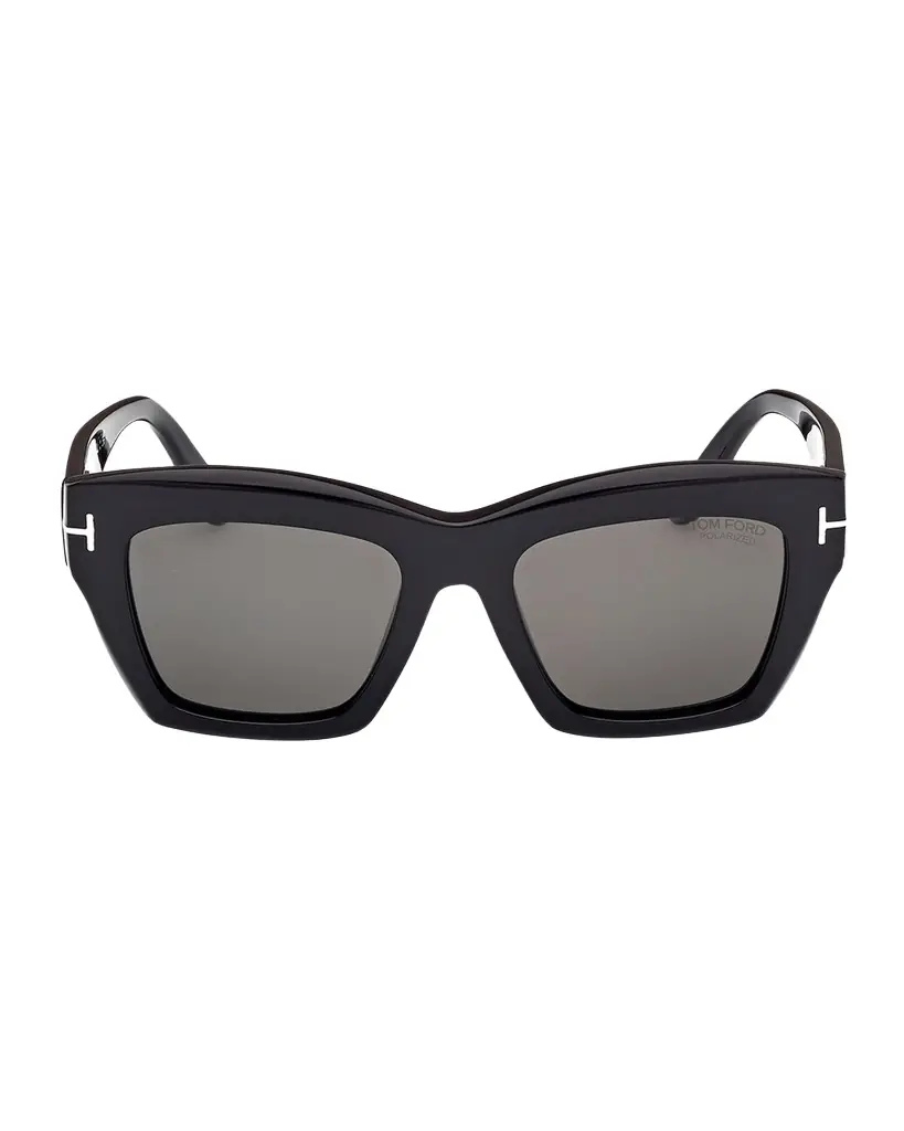 TOM FORD Luna Polarized Butterfly Sunglasses