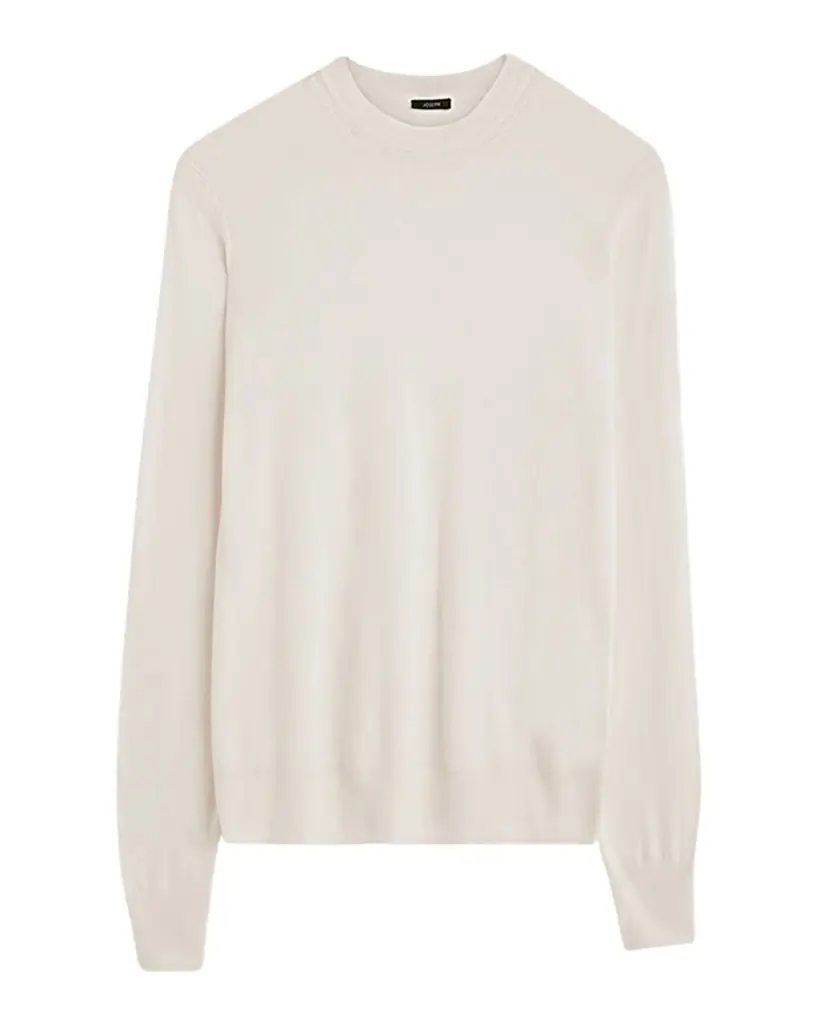 Joseph Crewneck Cashmere-Blend Sweater