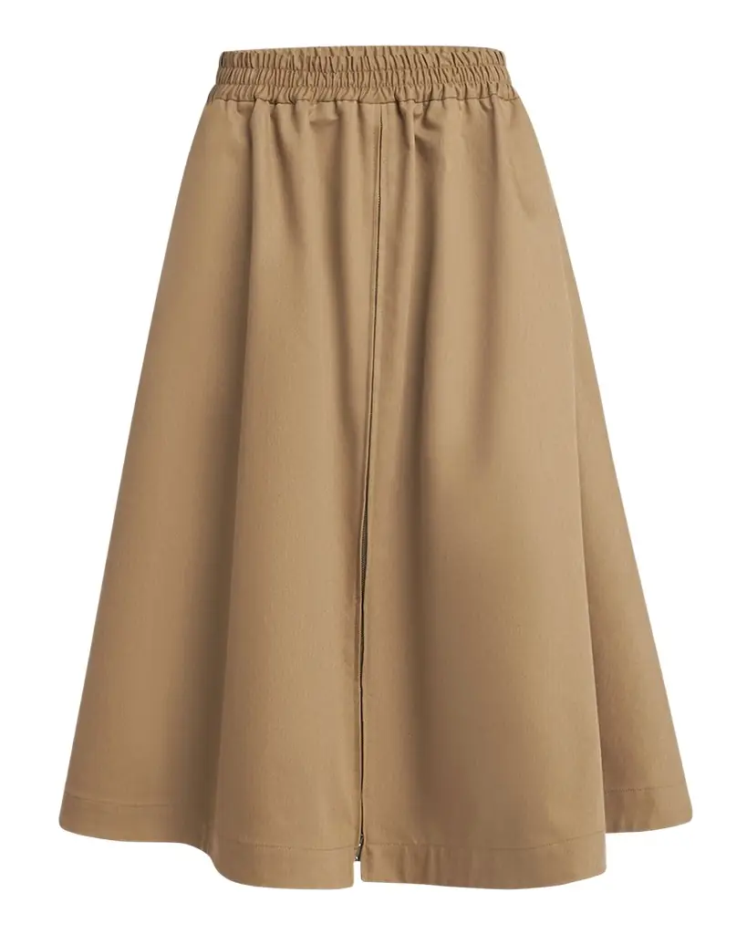 Golden Goose Journey Zip-Front Circle Skirt