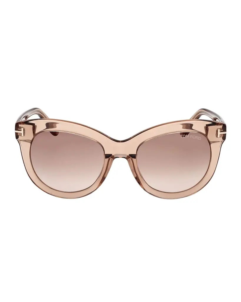 TOM FORD Odette Round Acetate Sunglasses