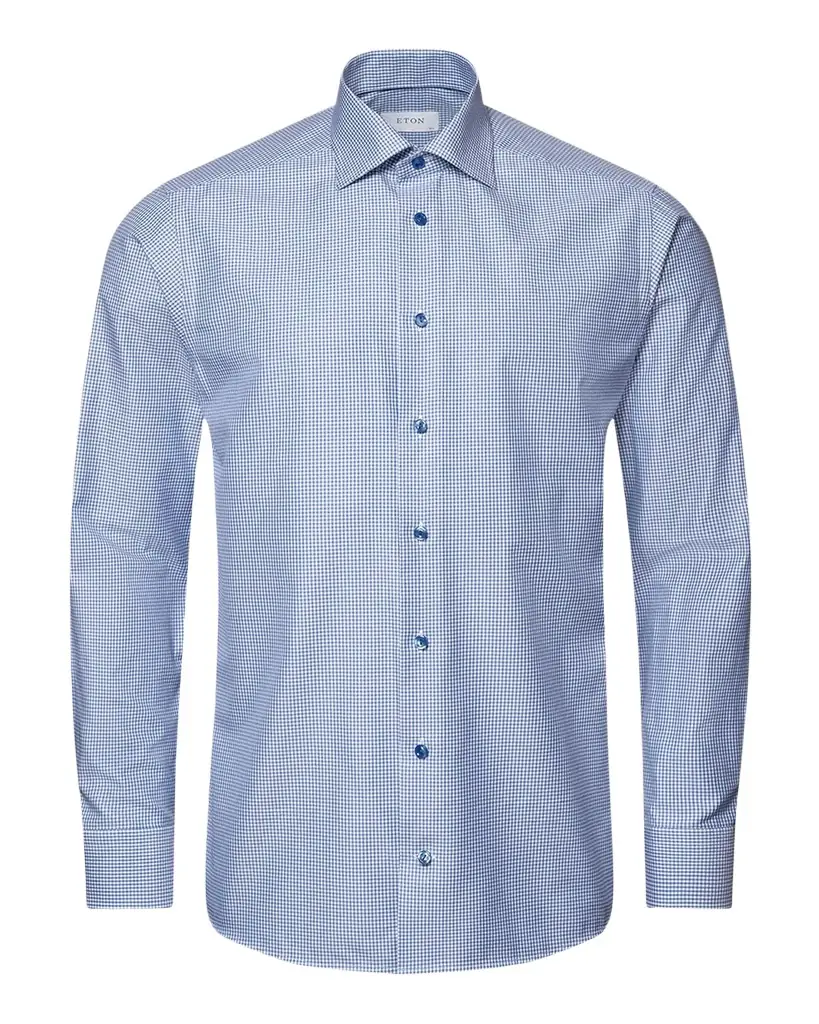 Eton Men 's Slim Fit Twill Dress Shirt