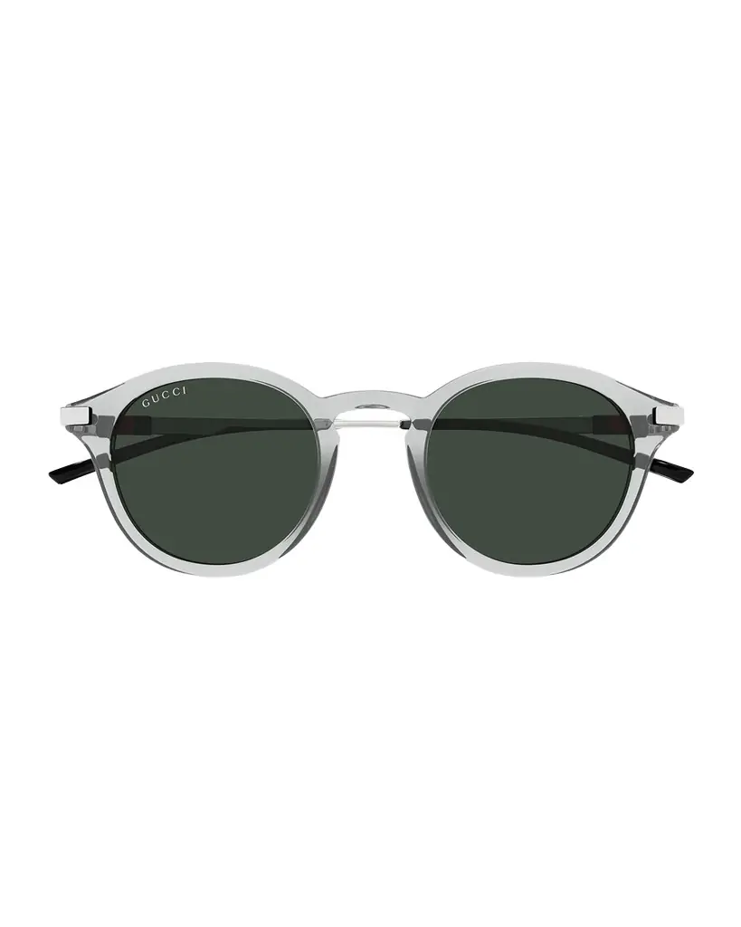 Gucci Men 's GG1890SAM Acetate Round Sunglasses