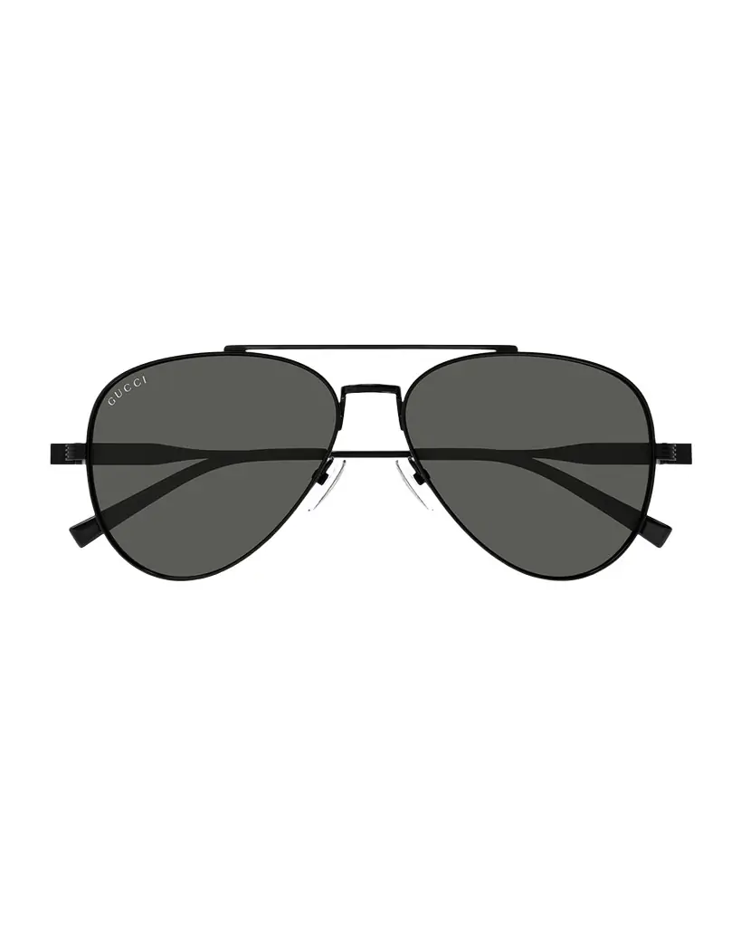 Gucci Men 's GG1874SM Metal Aviator Sunglasses