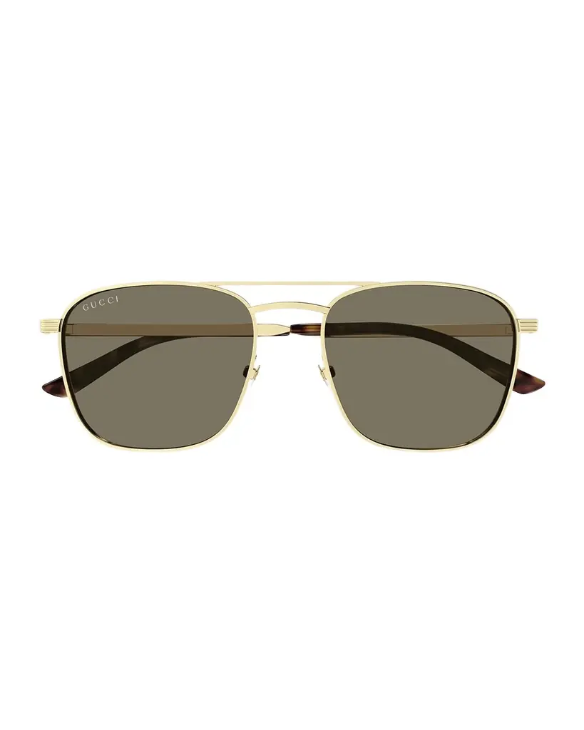Gucci Men 's GG1881SM Metal Aviator Sunglasses