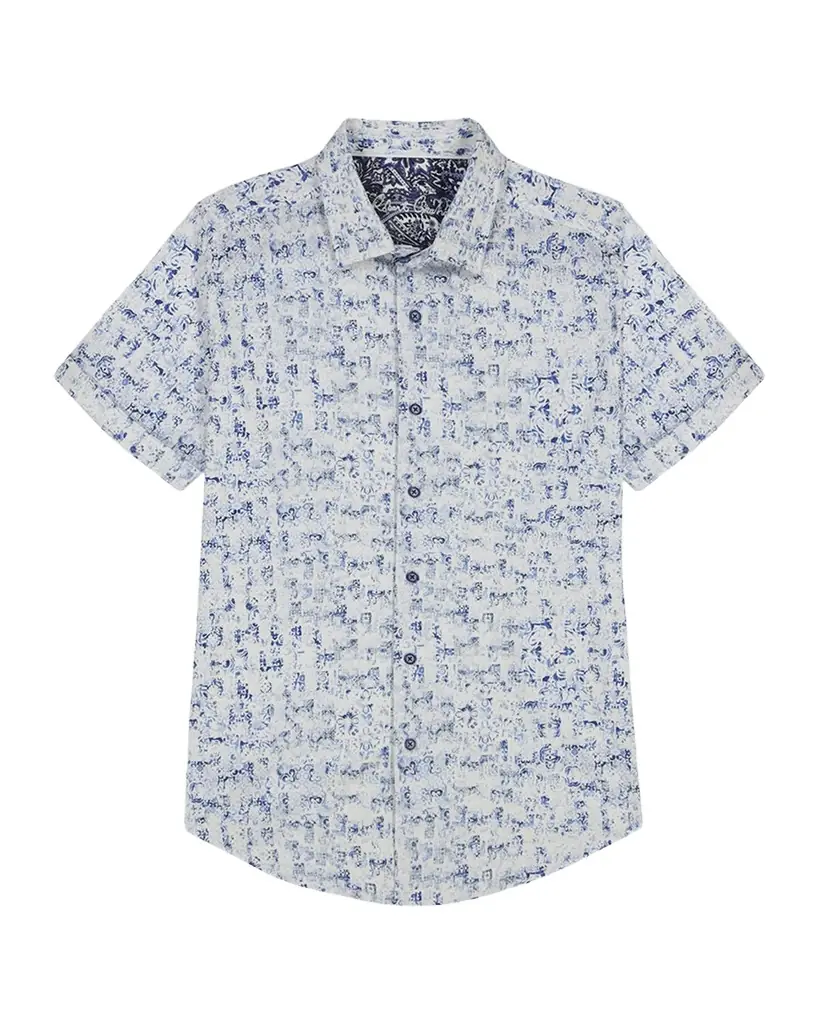 Robert Graham Men 's Makemo Short-Sleeve Shirt