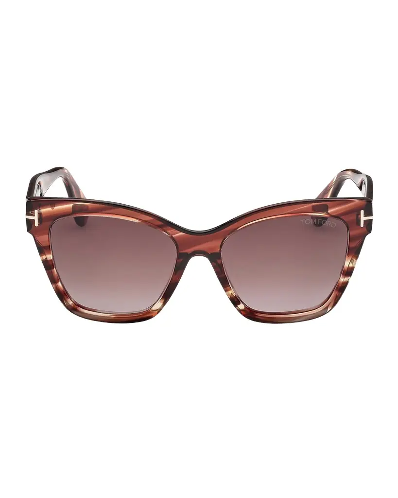 TOM FORD Elvira Cat Eye Acetate Sunglasses