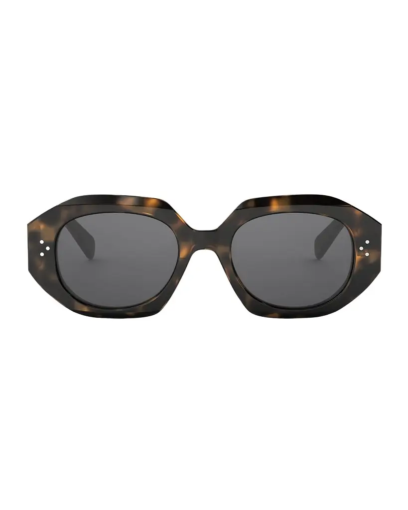 Celine 3 Dot Geometric Square Sunglasses