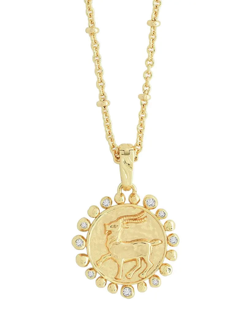 Anabel Aram Jewelry Zodiac Pendant Necklace