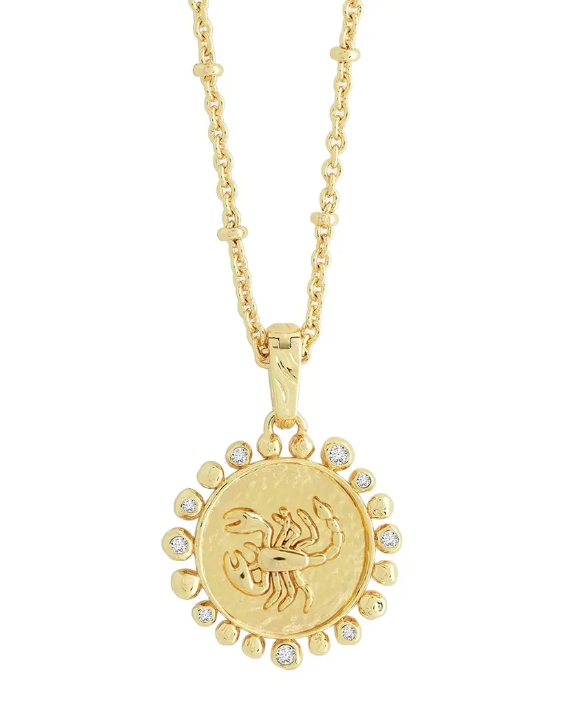 Anabel Aram Jewelry Zodiac Pendant Necklace