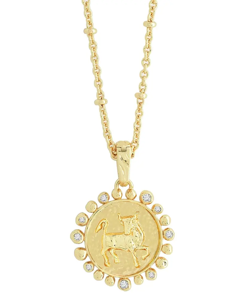 Anabel Aram Jewelry Zodiac Pendant Necklace