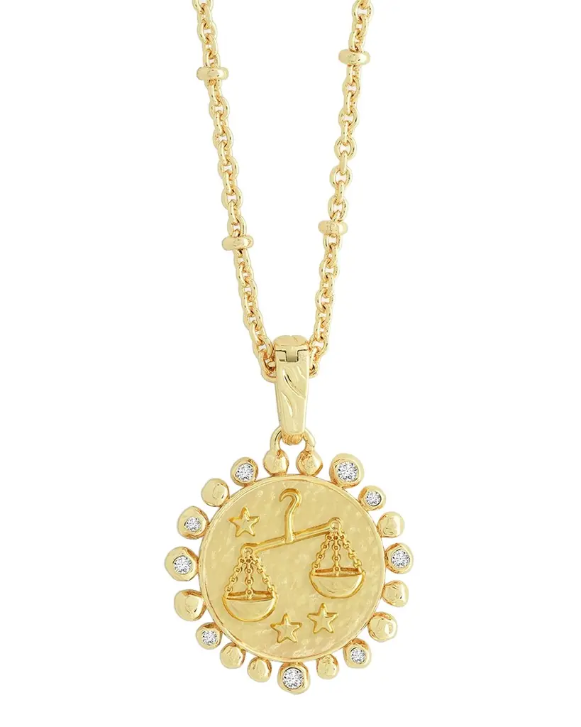 Anabel Aram Jewelry Zodiac Pendant Necklace