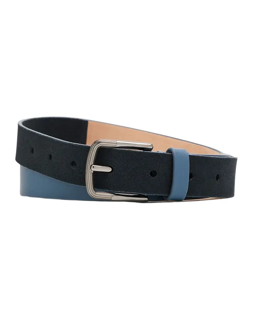Giorgio Armani Men 's Suede and Leather Reversible Belt