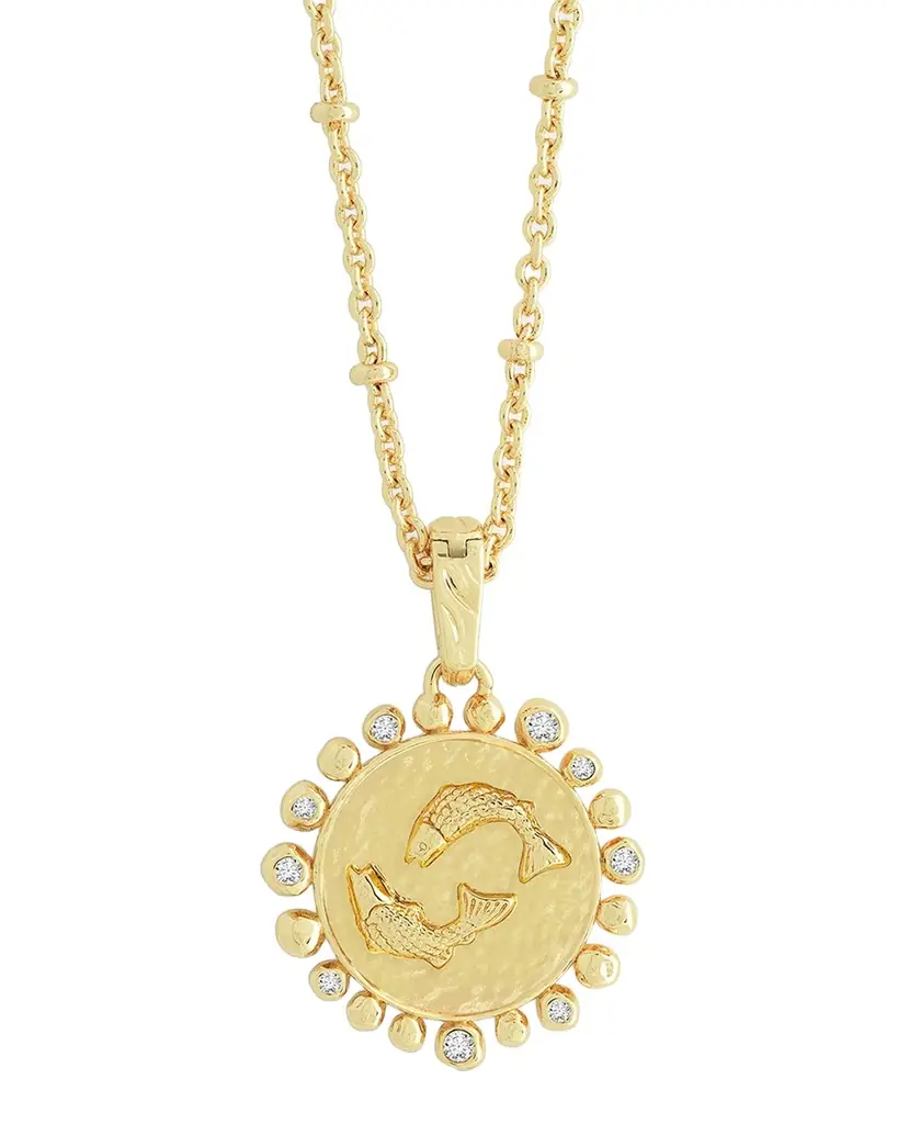 Anabel Aram Jewelry Zodiac Pendant Necklace