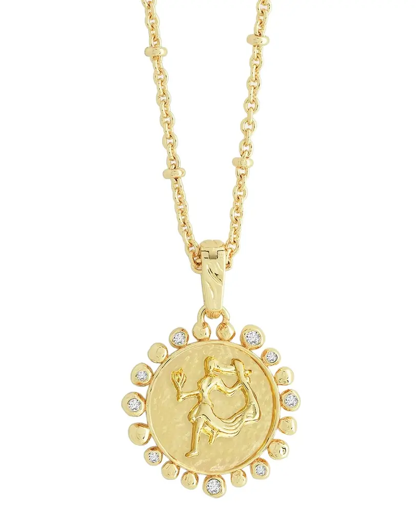 Anabel Aram Jewelry Zodiac Pendant Necklace