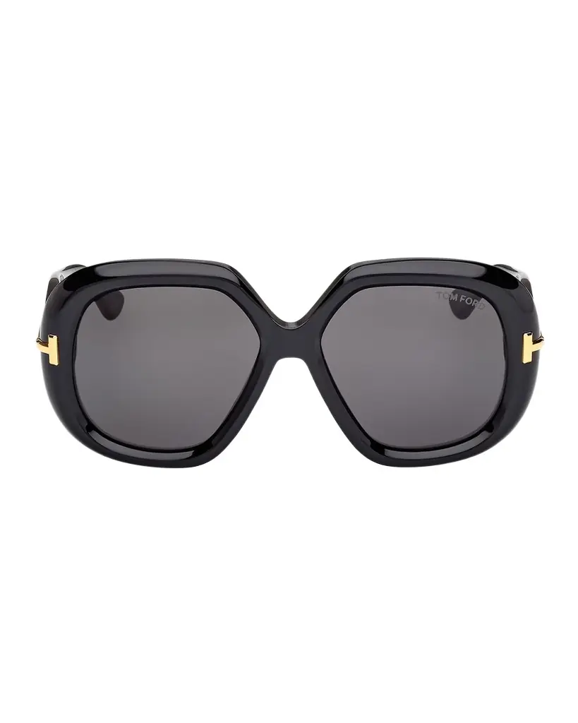 TOM FORD Icon Acetate Geometric Sunglasses