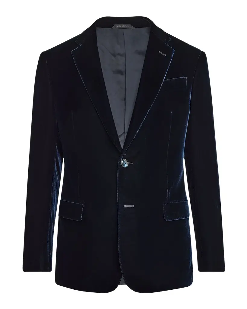 Giorgio Armani Men 's Velvet Notch Lapel Dinner Jacket