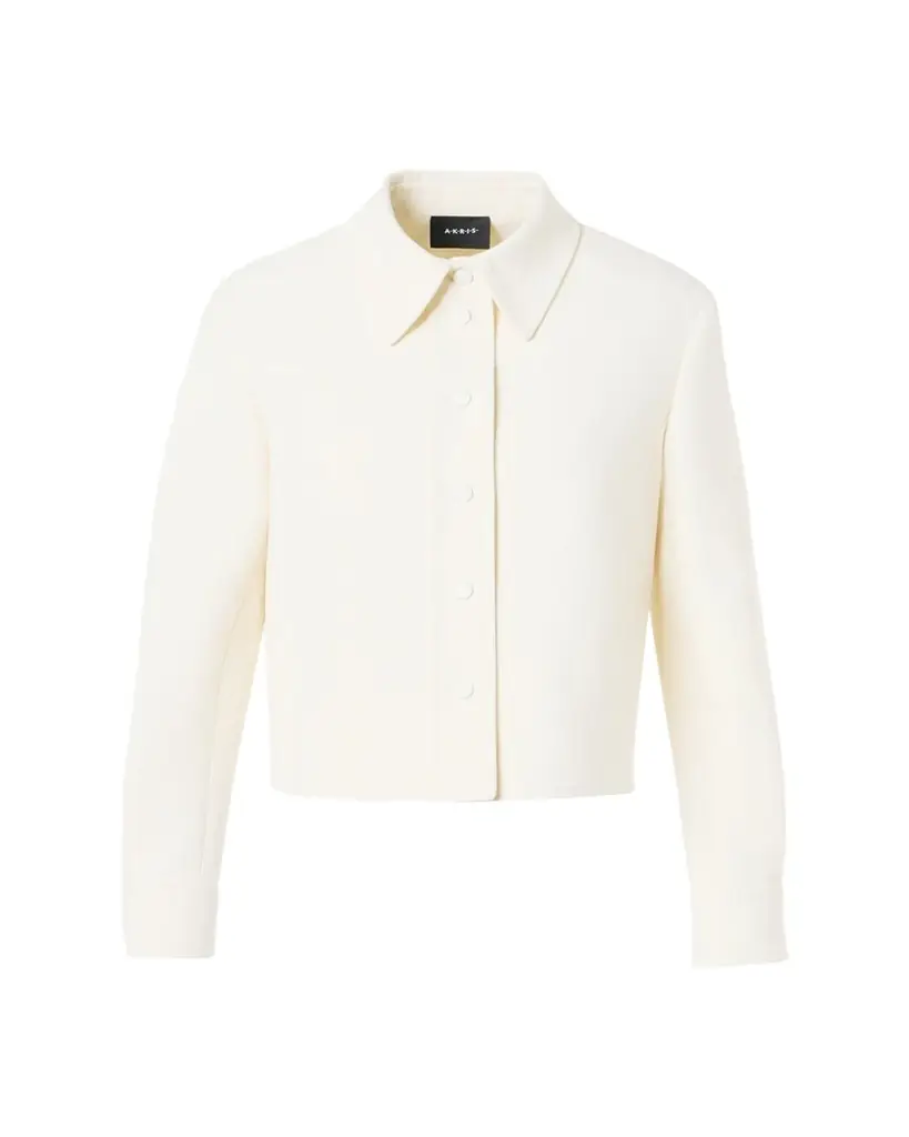 Akris Talitha Cotton-Silk Shirt Jacket