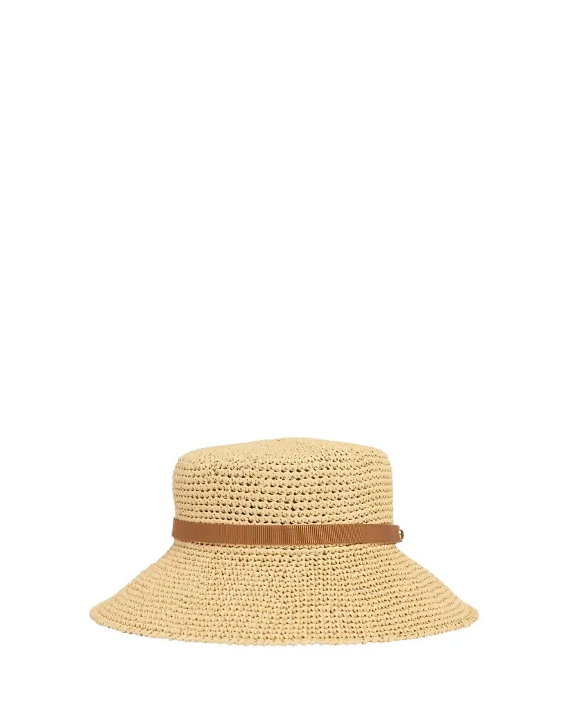 Valentino Garavani VLogo Signature Straw Bucket Hat