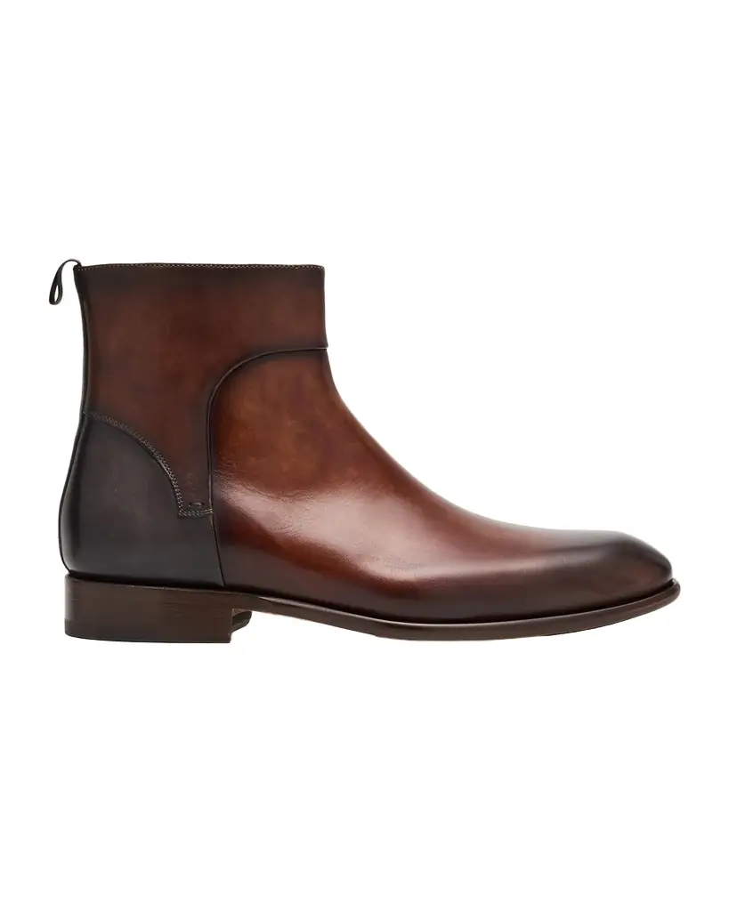 Magnanni Men 's Leather Ankle Boots
