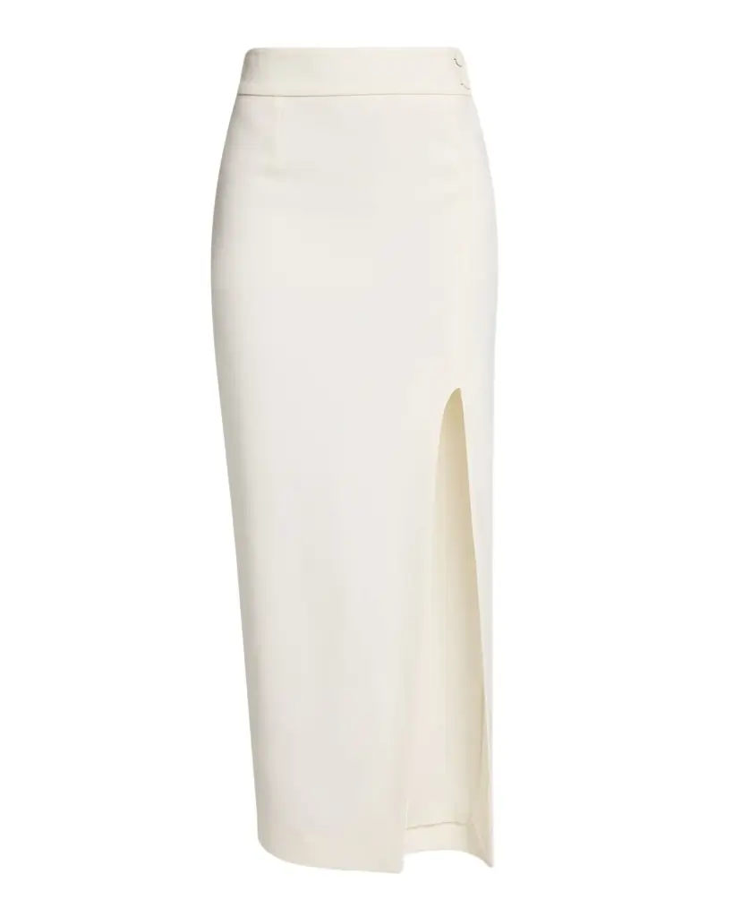 Victoria Beckham Slit Maxi Pencil Skirt
