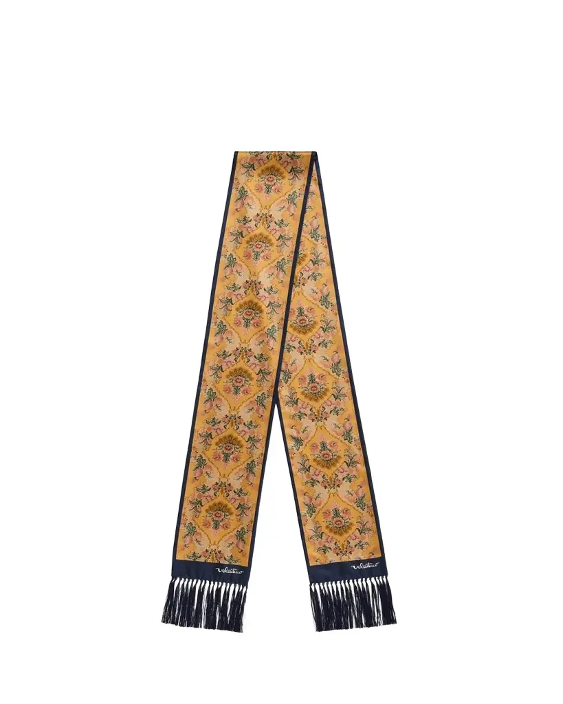 Valentino Garavani Men's Après L'Hiver Silk Fringe Bandeau Scarf
