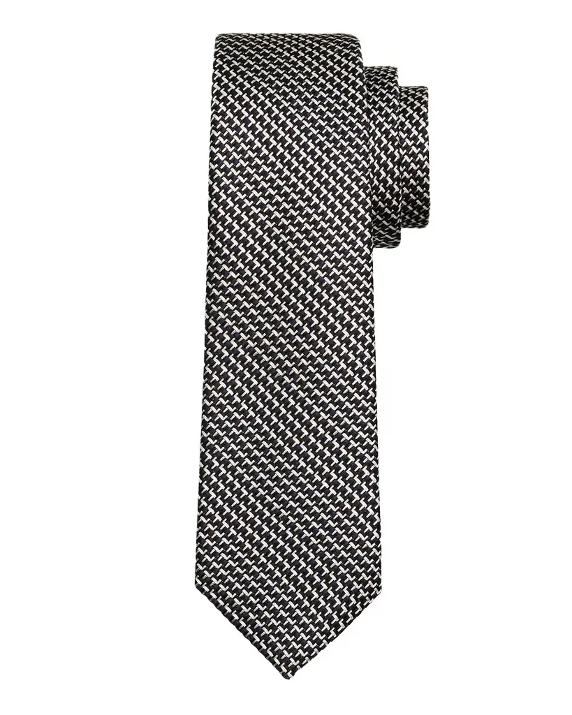 TOM FORD Men 's Tricolor Woven Silk Tie