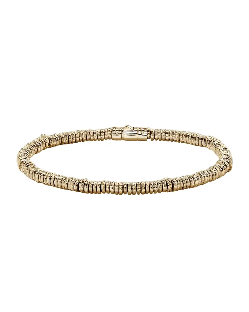 John Hardy Men 's 14K Yellow Gold Heishi Bracelet