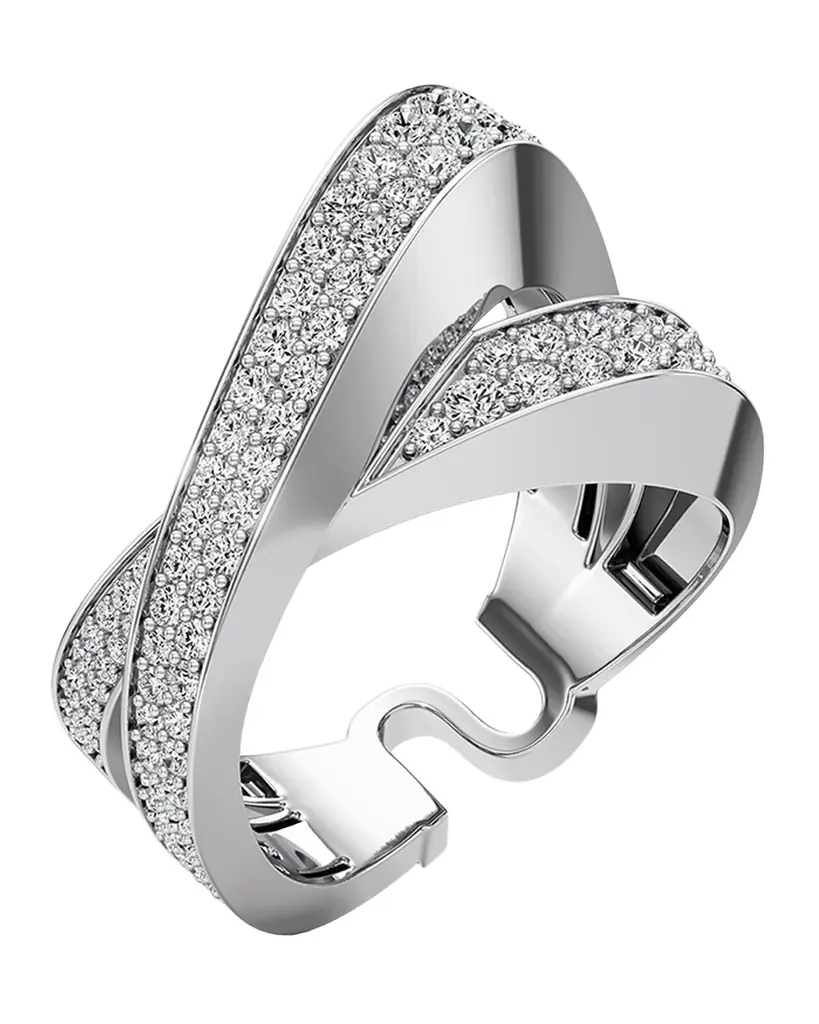 Unsaid Infinite Lab-Grown Diamond Pave UN Ring
