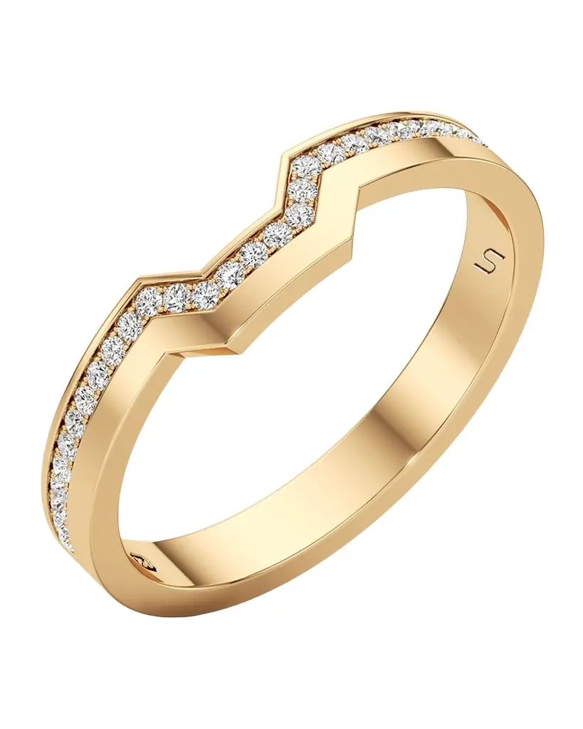Unsaid Meta Lab-Grown Diamond Stackable Pave Ring - Women's Jewelry And Watches