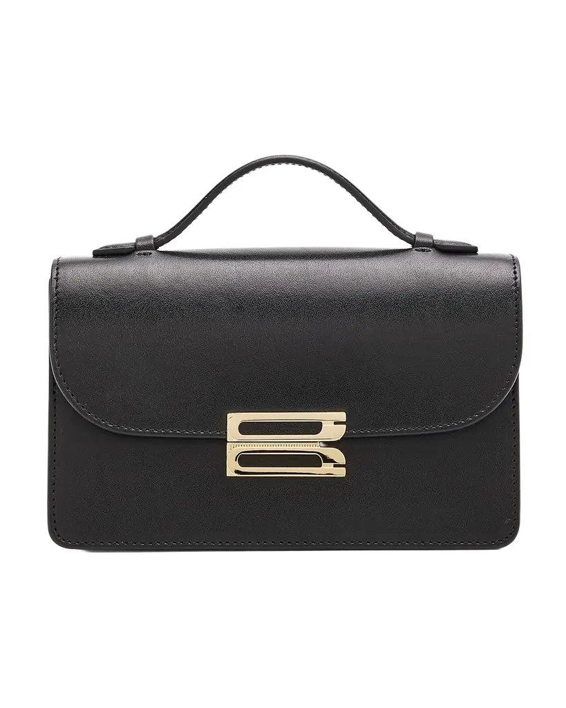 Victoria Beckham Dorian Mini Leather Crossbody Bag