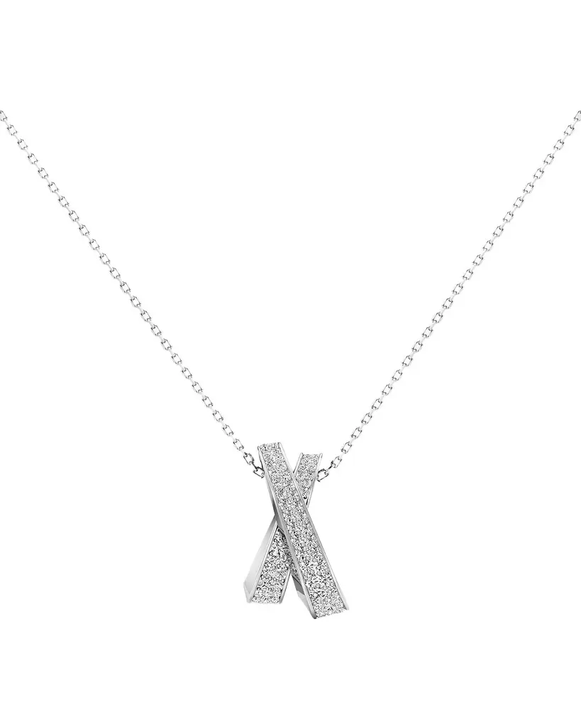Unsaid Infinite Lab-Grown Diamond Pave Pendant Necklace
