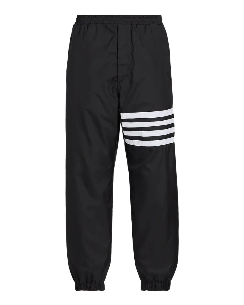 Thom Browne Men 's Shiny Ripstop 4-Bar Track Pants