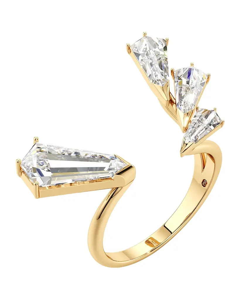 Unsaid Phoenix Lab-Grown Diamond Open Statement Ring